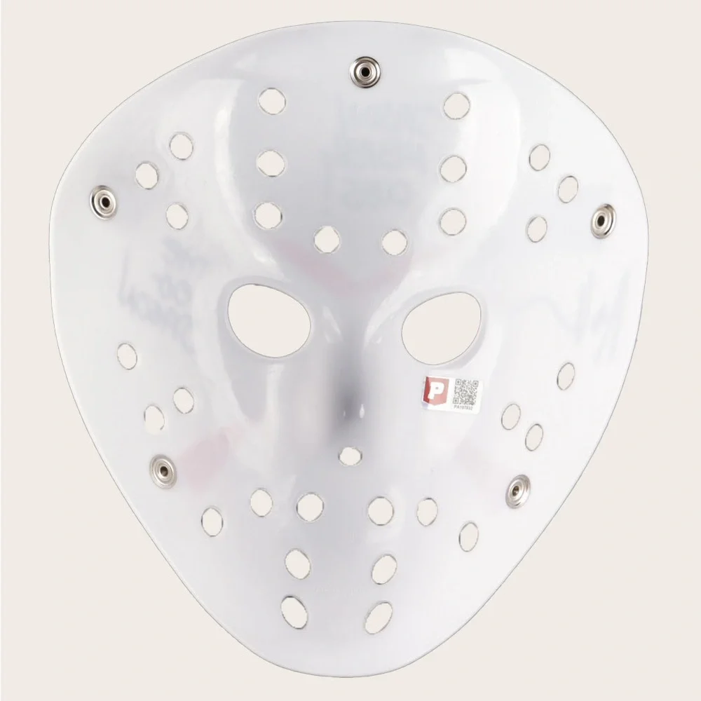 Halloween “Jason” Hockey Mask, autographed by first Jason actor Ari Lehman